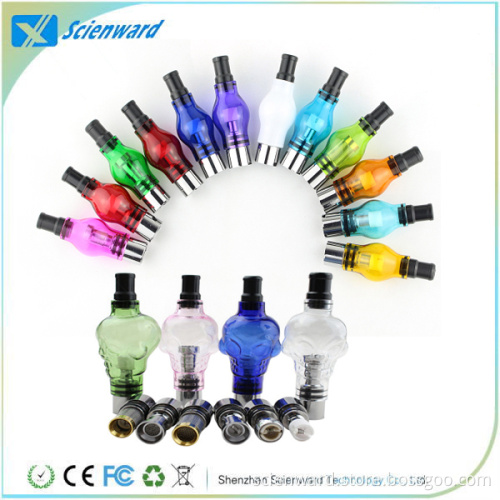 2015 High Quality Dry Herb & Wax Vaporizer Glass Skull Atomizer for Wax on Sale! ! ! (SW065)